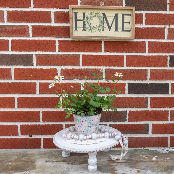 Farmhouse Country Cottage Rustic Wooden Sign HOME Gift 11.75" X 6" - Picture 2 of 4